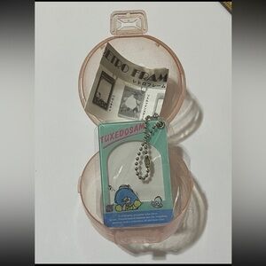 Sanrio Gashapon Tuxedo Sam 2022 Retro Frame Keychain